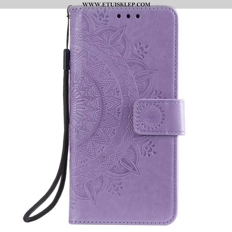 Etui Folio do iPhone 13 Mini Mandala Słońca